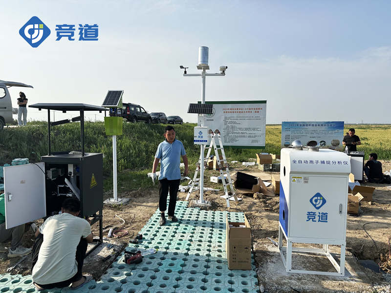 競道農業(yè)四情監(jiān)測站使用在高標準農田建設